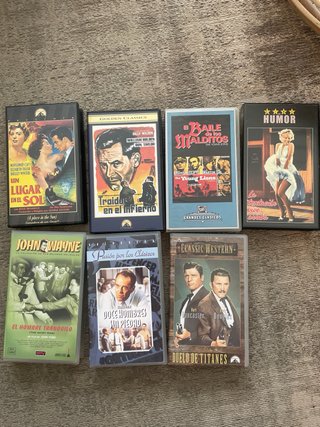 Lote 51 Películas VHS Clásicas Años 50-70