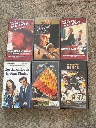 Lote 51 Películas VHS Clásicas Años 50-70