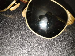 Ray-Ban Signet Vintage Occhiali da Sole Oro Nero