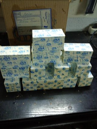 4 paquetesTizas Marblás cuadradas años 70 precinta