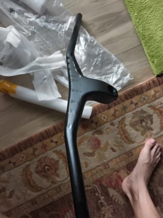 Manubrio integrato in carbonio Syncros MTB 100mm