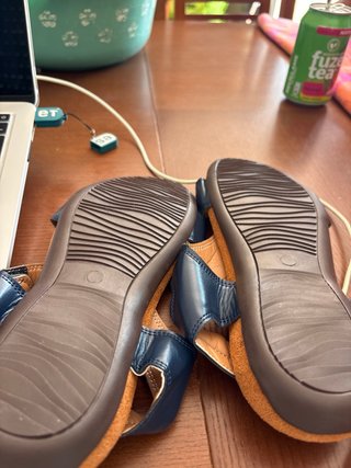 Sandalias de mujer azul marino
