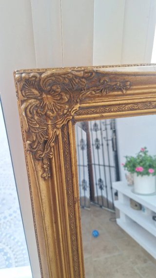 Espejo Barroco Dorado Grande 72x133cm