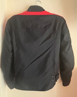 Chaqueta Moto Negra y Roja Deportiva