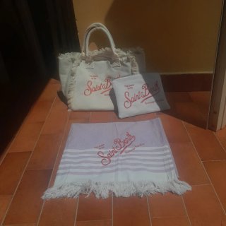 Borsa mare, telo e pochette Saint Barth