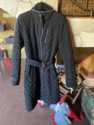 Cappotto donna grigio trapuntato L