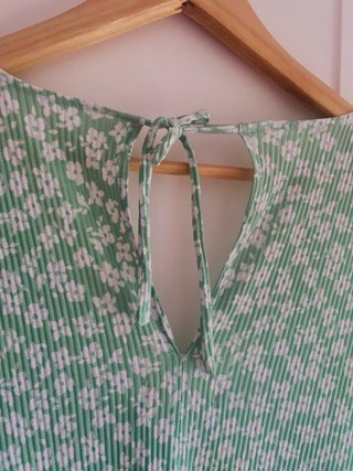 Vestido estampado floral verde THE ARE