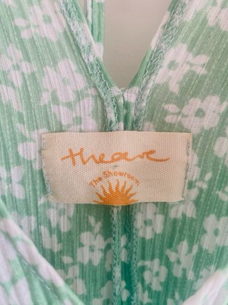 Vestido estampado floral verde THE ARE
