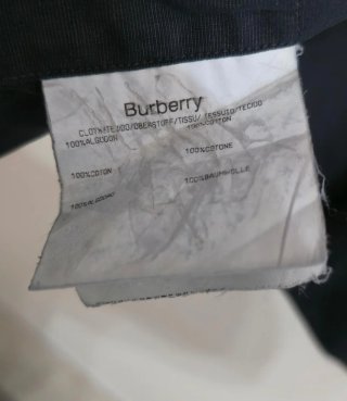 Camicia Nera da Uomo Burberry London Slim Fit
