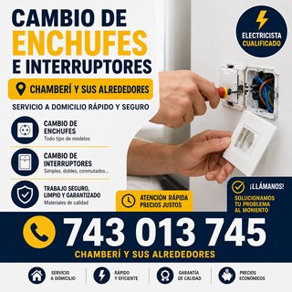 Instalación enchufes e interruptores Sol Madrid
