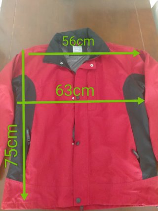 Chaqueta Biaggini Talla L Roja y Negra