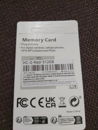 Micro SD Lenovo 512GB + Adaptador