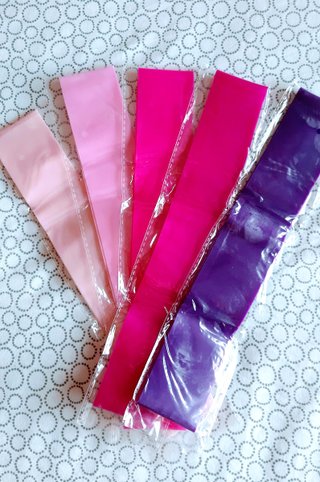 5 Fasce elastiche "NUOVE" esercizi Sport 5 livelli