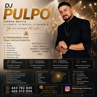 DJ Bodas, eventos. Coreógrafo y profesor latinos