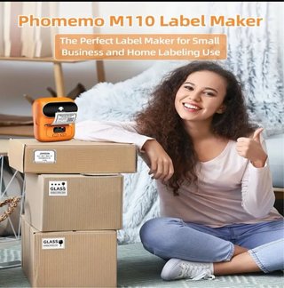 Kit Phomemo M110 Arancion + Custodia di trasporto