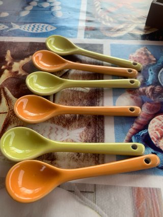 Set Salse Ceramica con Cucchiaini