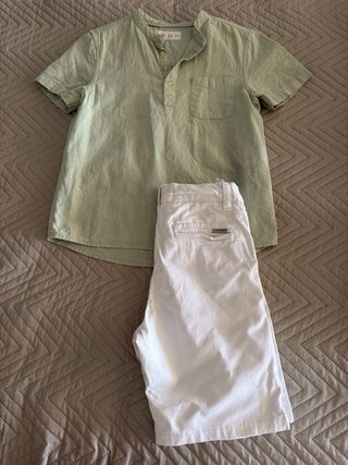 Conjunto de lino para niño