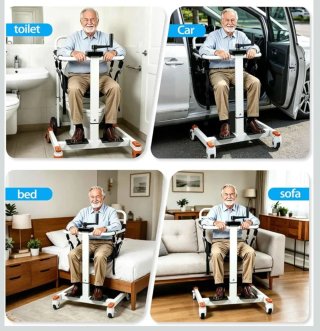 Silla de transferencia con elevador de pacientes