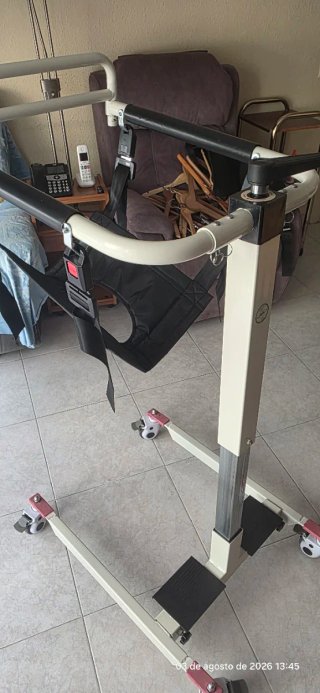 Silla de transferencia con elevador de pacientes