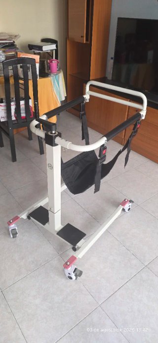 Silla de transferencia con elevador de pacientes