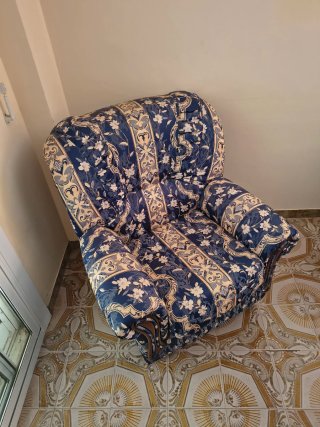 Sofá y sillones tapizados