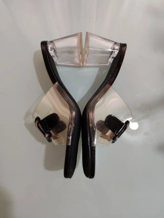 Sandalias JM DIAMANT tacon transparentes