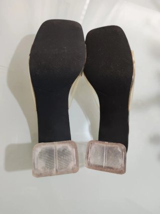 Sandalias JM DIAMANT tacon transparentes