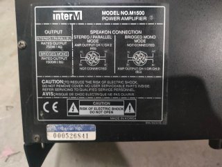 Etapa de Potencia InterM M1500