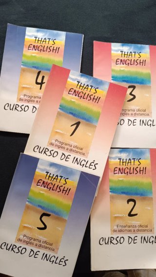 Pack 5 Libros Curso Inglés That's English!