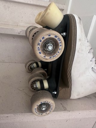 Patines Genial Ruedas Roll Line Blancos