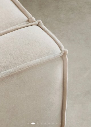 Letto LUNARI bianco tessuto - NUOVO