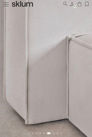 Letto LUNARI bianco tessuto - NUOVO