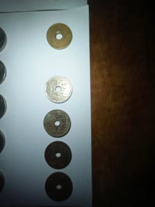Lote de monedas antiguas