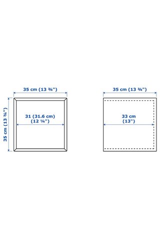 3 Muebles Cubo EKET Ikea Blanco