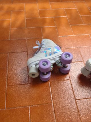 Patines blancos niña talla 30