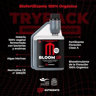Pack 3 Fertilizantes UP NUTRIENTS Grow, Bloom, Boo