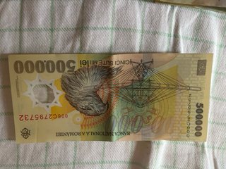Banconota Romania 500.000 Lei
