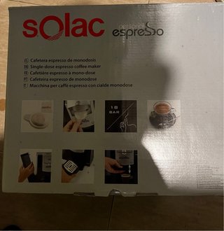 Cafetera Solac Espresso
