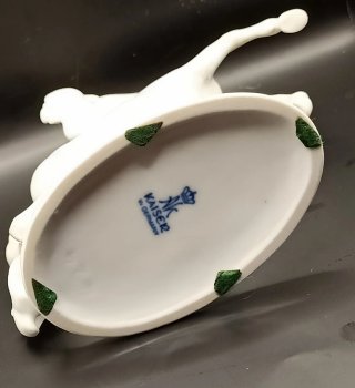 Scultura cavallo rampante firmata G. Bochmann