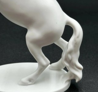 Scultura cavallo rampante firmata G. Bochmann
