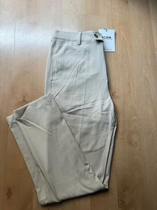 ICON. AMSTERDAM Pantalones Beige y Gris