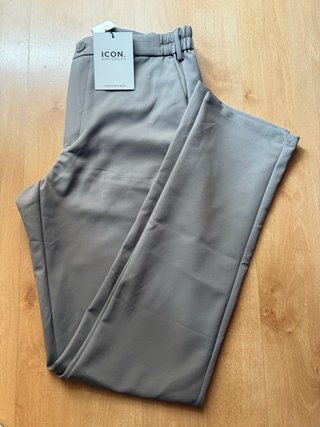 ICON. AMSTERDAM Pantalones Beige y Gris
