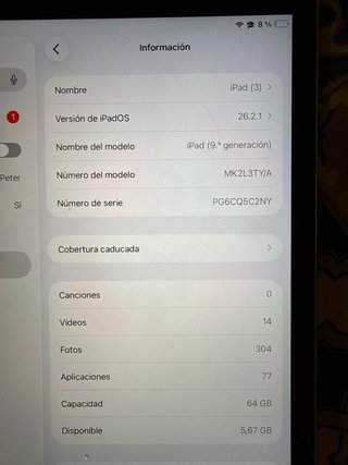 iPad 9° Generacion 64GB gris + Funda Gratis