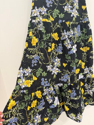 Vestido flores zara
