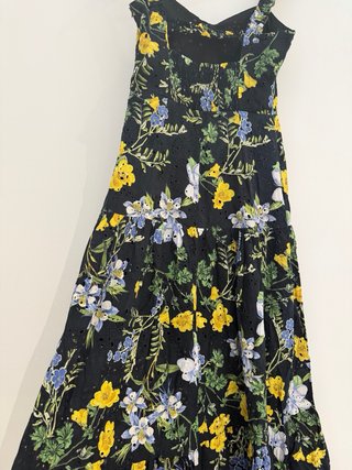 Vestido flores zara