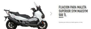 Fijación Maleta Superior SYM Maxsym 508 TL