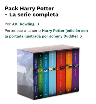 Pack Harry Potter - La Serie Completa