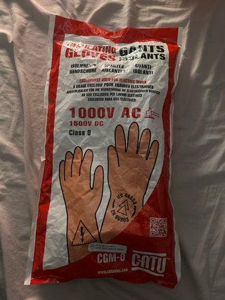 Guantes aislantes CATU Clase 1/Clase 0