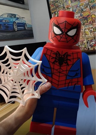 Figura Spiderman Lego 3D