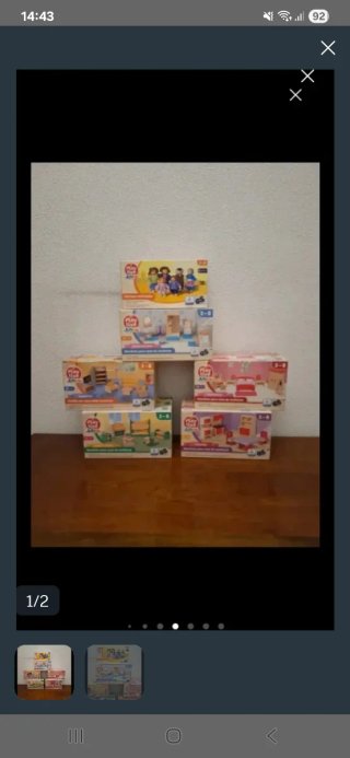 Muebles y muñecas para casa de muñecas nuevas